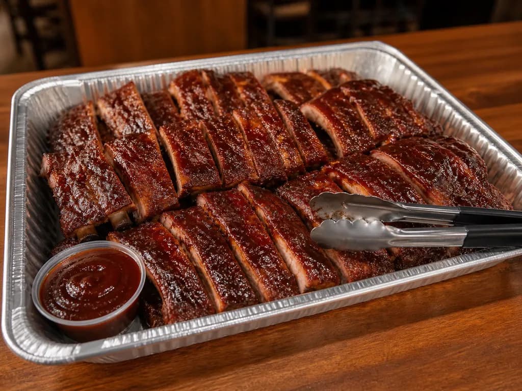 Baby Back Ribs Party Pan on the Outback menu