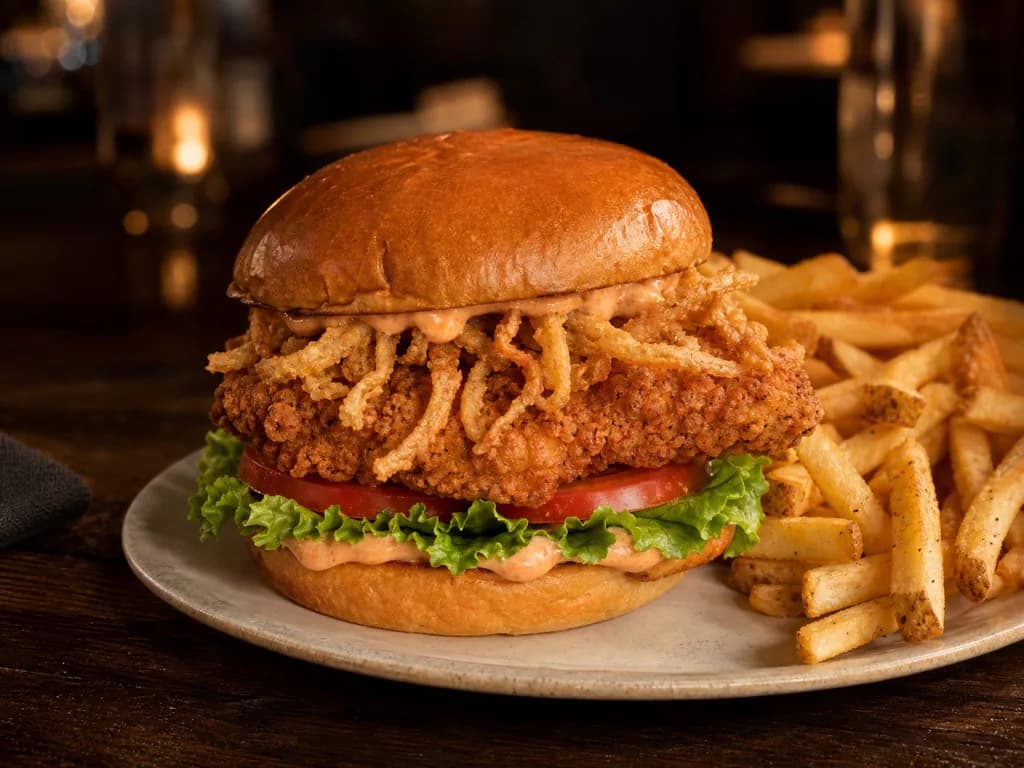 Bloomin' Chicken Sammie on the Outback menu