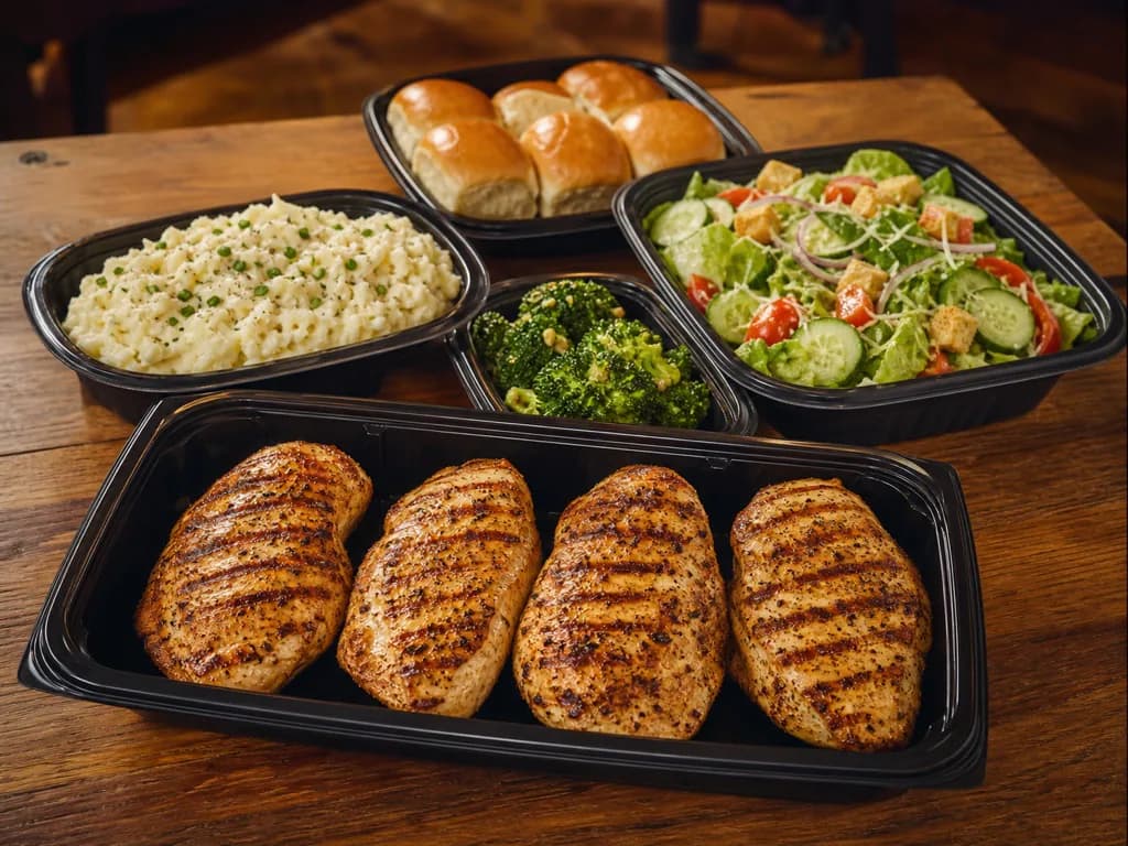 Grilled Chicken Bundle for 4 on the Outback menu