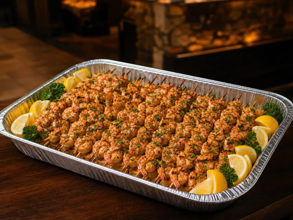 Grilled Shrimp Party Pan on the Outback menu