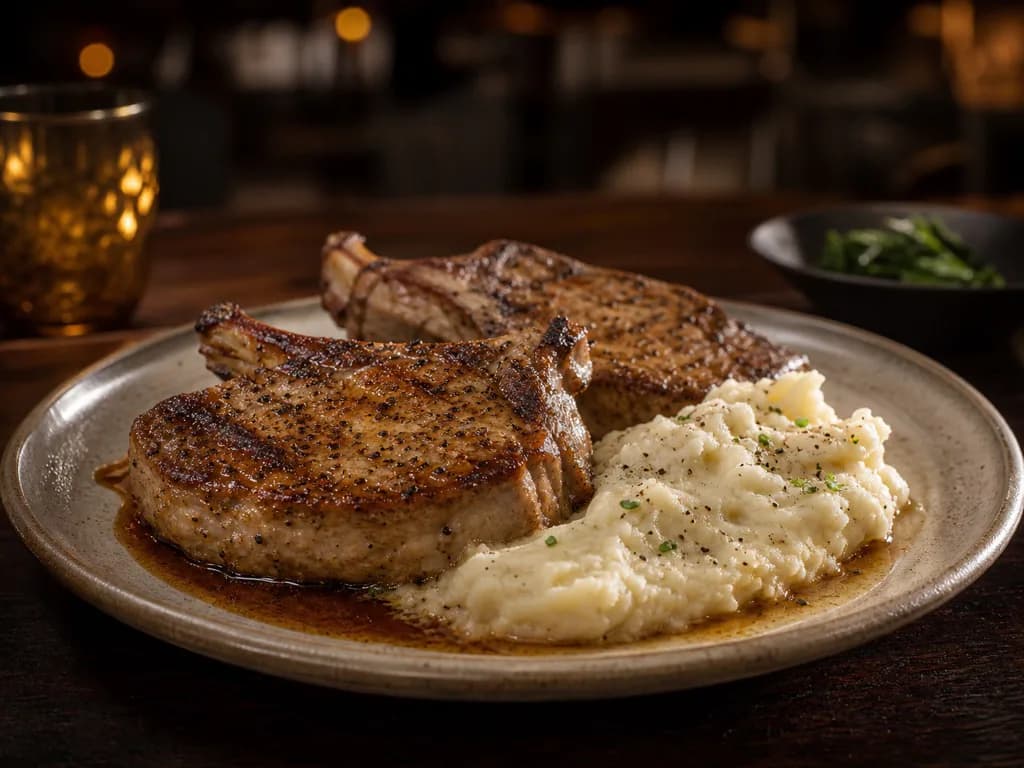 Jackaroo Pork Chops on the Outback menu