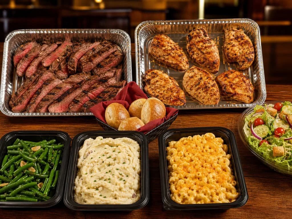 Sirloin & Grilled Chicken Bundle for 6 on the Outback menu