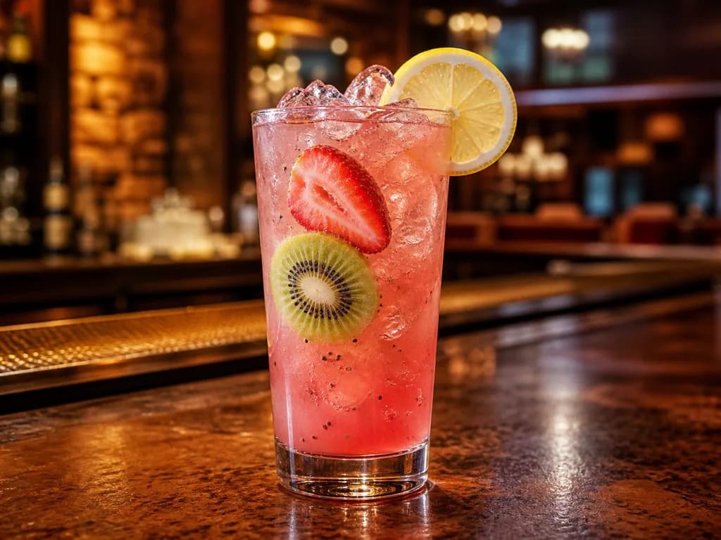 Kiwi Strawberry Lemonade on the Outback menu