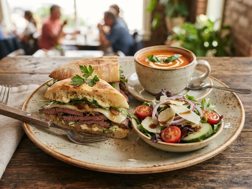 Outback Steakhouse Half Sandwich + Soup or Salad
