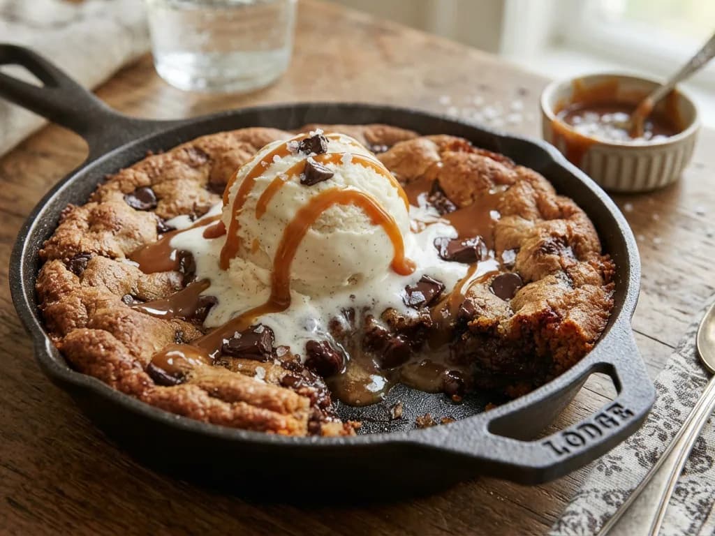 Outback Steakhouse Salted Caramel Cookie Skillet