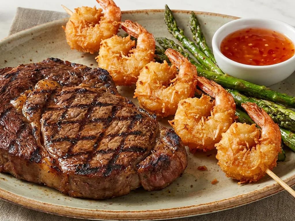 Outback Steakhouse Sirloin & Coconut Shrimp