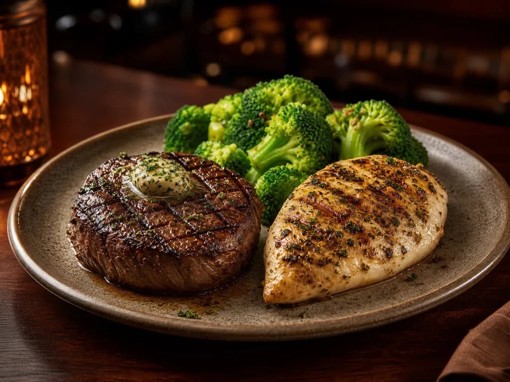 Sirloin & Grilled Chicken on the Outback menu