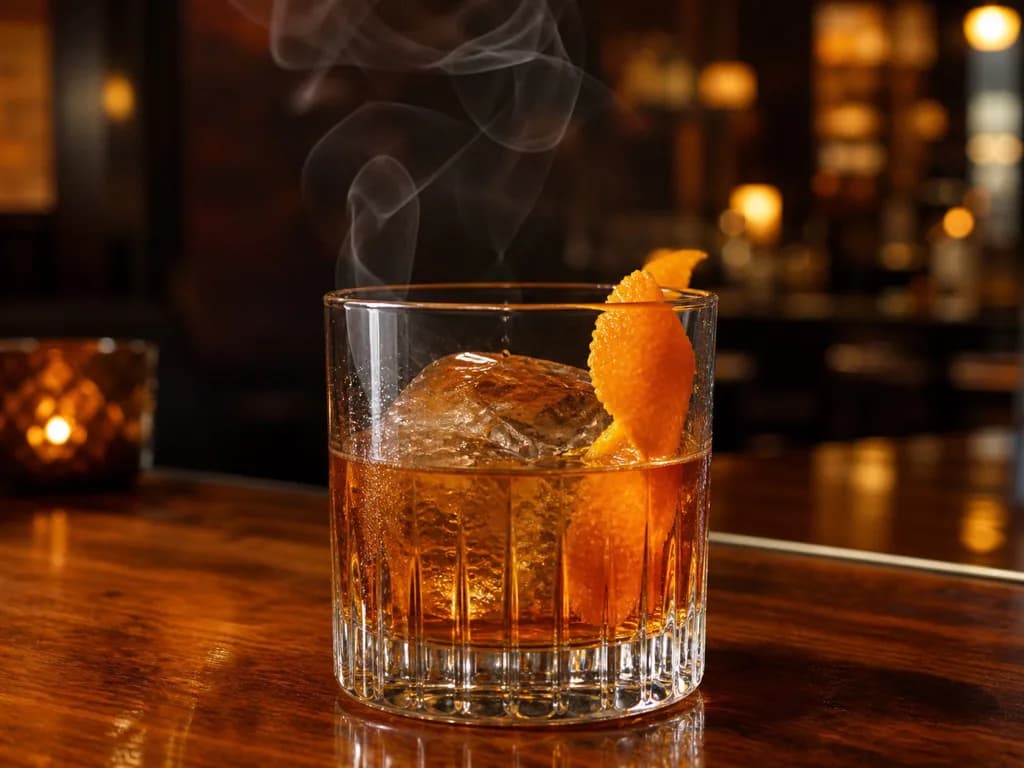 Smoked Old Fashioned on the Outback menu