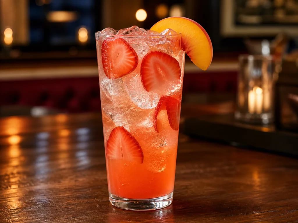 Strawberry Peach Refresher on the Outback menu