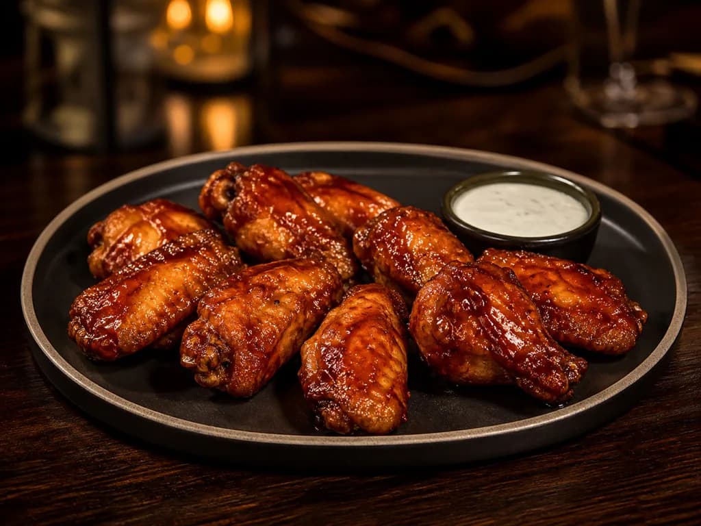 Sweet BBQ Kookaburra Wings on the Outback menu