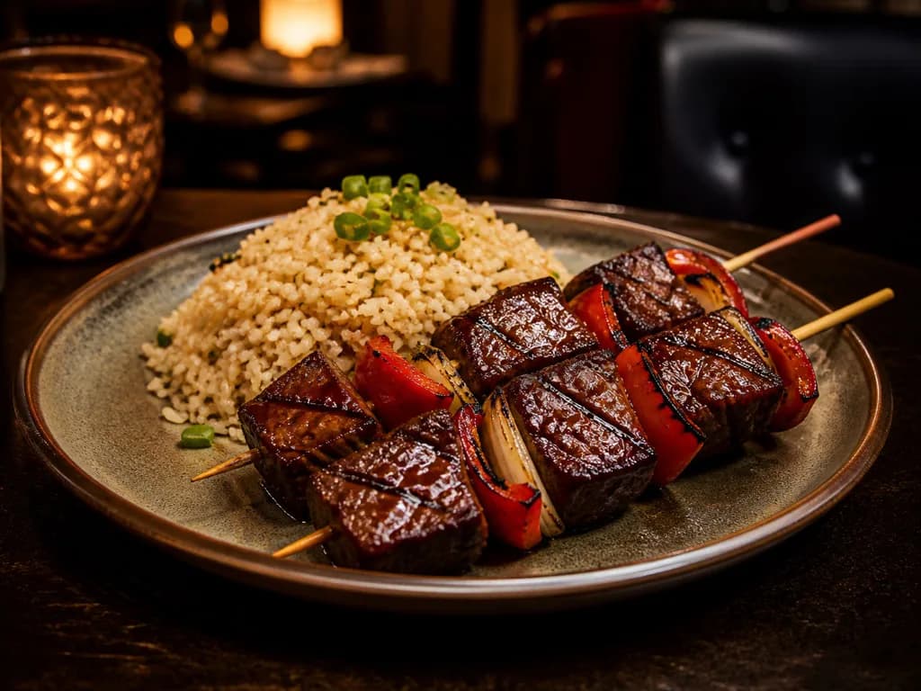 Teriyaki Filet Skewers on the Outback menu
