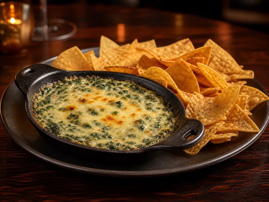 Three Cheese Spinach Dip on the Outback menu