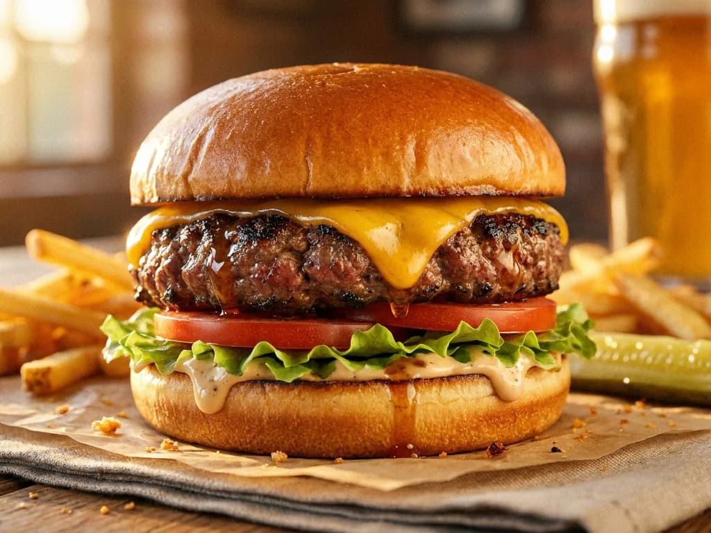 Outback Steakhouse American-style Wagyu Burger