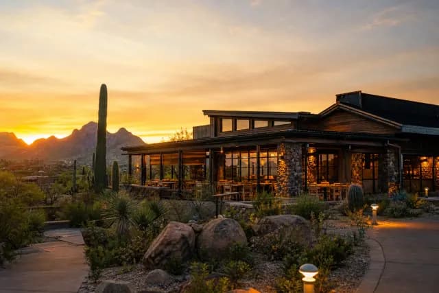 Restaurant location scene representing Arizona