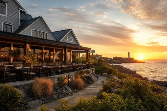 Restaurant location scene representing Connecticut
