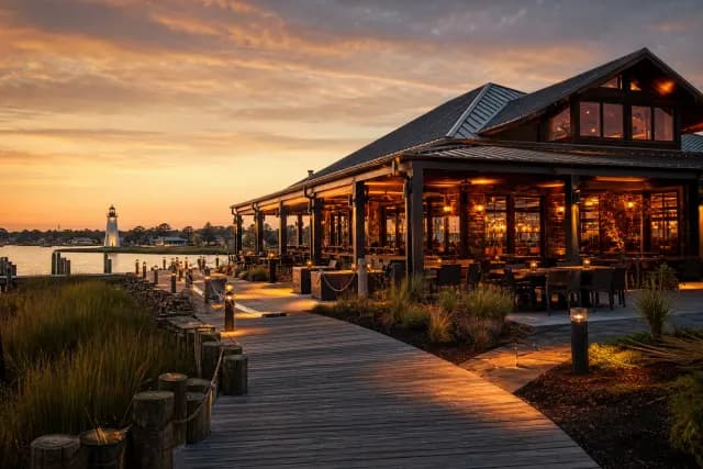 Restaurant location scene representing Delaware