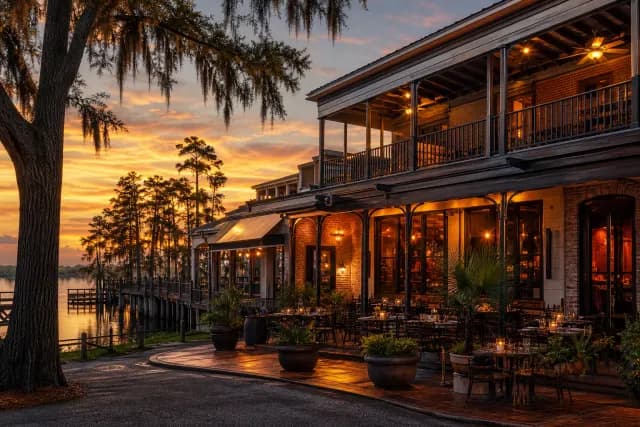 Restaurant location scene representing Louisiana